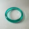 Joyas: Pulsera de Resina con Degradado Vintage, Pulsera de Anillo Liso Versátil Apilable Estilo Chino, Regalo del Día de la Madre