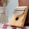 Fiddle de pulgar de 17 tonos para principiantes, núcleo de flor de durazno, fiddle de dedo, introducción, fiddle de trémolo, instrumento musical pequeño portátil, chapa, fiddle Karimba