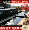 Geomembrana de polietileno de alta densidad hdpe tanque séptico tanque de sedimentación membrana anti-filtraciones geomembrana especial negra engrosada
