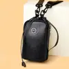 Nueva bolsa para teléfono móvil para mujer, simple y elegante, textura de PU, bolso de hombro a la moda, casual y versátil, bolso cruzado ligero para mujer