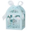 Caja de dulces láser de pavo real azul de San Valentín de Amazon transfronteriza, caja de dulces de chocolate hueca para boda en stock