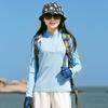 Camiseta Deportiva de Manga Larga de Secado Rápido para Mujer, Absorbente de Sudor, Elástica, para Correr al Aire Libre, Transpirable, Amigable con la Piel, Ropa para Senderismo y Montañismo, Top de Secado Rápido