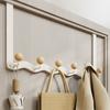 Ganchos para abrigos populares para puerta transfronterizos, Ganchos para abrigos personalizados para puerta de dormitorio, Percheros sin costuras para puerta de estilo ondulado