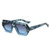 Nuevos lentes planos transfronterizos Europa y Estados Unidos gafas de sol irregulares gafas de sol ins viaje calle color gafas de sol mujeres