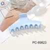 Qi Yue Novo Clipe de Cabelo Espinha de Peixe de PC de Cor Sólida Presilha de Garra para Coque na Parte de Trás da Cabeça Estilo Coreano Clipe Tiburón de Alta Qualidade Acessórios de Cabelo Atacado