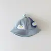 Sombrero de Bebé Yipan Otoño e Invierno Nuevo Lindo Dibujo Animado Sombrero de Pescador para Niños y Niñas, Cálido y Cortavientos Sombrero de Pescador para Bebé