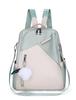 Tela de nylon costura nueva tendencia color de contraste temperamento mochila pequeña fresca bolsa de mujer fabricantes al por mayor comercio exterior transfronterizo
