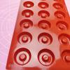 Molde de silicona para pastel de donuts de 18 pulgadas transfronterizo, molde para bocadillos DIY, molde antiadherente de alta temperatura, fácil de limpiar