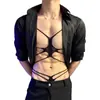 Ropa Interior Sexy Transparente Calada para Hombres Talla Grande Provocativa Pasión Body con Abertura en la Entrepierna Bondage