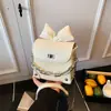 Bolso Pequeño Mini Lindo de Moño de Moda para Mujer, Bolso Cruzado, Nuevo Modelo 2026, Bolso Cuadrado Pequeño Texturizado de un Solo Hombro para Labiales