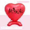 Nuevo Globo de Papel de Aluminio Extra Grande de 66 pulgadas para Boda Día de San Valentín Base de Pie Forma de Corazón Decoración para Fiesta del Festival Qixi