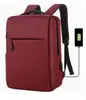 Mochila para Laptop de Negocios, Mochila de Viaje Impermeable de Oxford, Bolsa Escolar de Gran Capacidad, Mochila Casual Diaria con Puerto de Carga USB para Trabajo, Universidad, Viajes