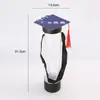 Ropa Floral Graduación Flor Individual Creativa Caja de Sombrero de Doctor Caja Transparente para Regalo de Flor Individual Caja de Flores Feliz Graduación Venta al por Mayor en Stock