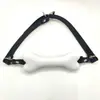 Personalizado Cão Branco Sexy Osso de Cachorro Bola de Boca Casal Flertando Brinquedo Sexual Alternativo Plug de Boca de Osso Sm Treinamento Ferramenta de Tortura