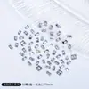 Manicure Pequeno Zircônia Branco Sapatilhas Invertidas Fundo Zircônia Joias para Manicure Mini 5A Coração Gota d'Água Marquise Zircônia Joias