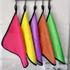 Toalha de Lavagem de Carro Veludo Coral Dupla Face Bicolor Toalha para Limpeza de Carro Toalha Absorvente Espessa Pano de Limpeza de Carro Toalha de Lavagem de Carro de Alta Densidade