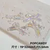 Serie Transparente de Materiales para Bisutería Oso Mariposa Base de Cuentas Pintada a Mano Dibujos Animados Versátil Cadena para Teléfono Móvil Colgante para Coche Joyería Cuentas Sueltas