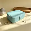 Caja de joyería antioxidante de fábrica, caja de embalaje para accesorios de cuero, caja de almacenamiento para anillos, pendientes, pulseras con personalización de logotipo