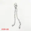 Accesorios para estanterías de malla de alambre cromada, clips de metal y plástico, sujetadores, ruedas universales, cadena antiestática, asa, pasamanos, reposapiés