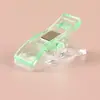 Clips de borde de plástico de colores transfronterizos, clips de hacha, clips de fijación para costura de patchwork, clips de posicionamiento fuertes de cola larga, clips pequeños