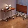 Mesa para laptop para apartamentos pequenos, adequada para uso doméstico na sala de estar, ao lado do sofá, para estudar e trabalhar, mesa de cabeceira móvel para o quarto