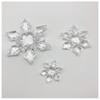 Cortina Transparente Pequeña de Copos de Nieve DIY Colgante Accesorios de Navidad 6cm Seis Pétalos Simulación de Copos de Nieve de Cristal Decoraciones