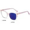 Nuevas Gafas Fotocromáticas de Lente Plana para Mujer, Sensación de Alta Gama, Ojo de Gato, Bloqueo de Luz Azul, Protección Ocular para Computadora, Gafas de Sol para Exteriores