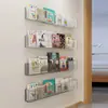 Estantería para libros ilustrados infantiles sin taladro, estantería de pared, estantería de pared para exhibir libros detrás de la puerta, estantería de pasillo