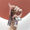Chaveiro Grande de Desenho Animado do Snoopy Pingente de Bolsa Boneco Charlie Enfeite de Carro Pequeno Presente de Fliperama Venda por Atacado