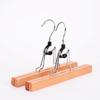 Percha de Madera Maciza percha de madera para ropa clip de madera para peluca clip de madera para pantalones clip de madera para peluca clip de madera JK para falda al por mayor