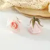 Cabezas de Flores de Rosa de Seda DIY Decoración de Pared de Flores para Bodas Flores Artificiales Materiales Hechos a Mano Accesorios de Flores de Tela Retro