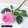 Ramo de Flores Artificiales de Rosa Humectante para Decoración de Escena, Tacto Realista de Alta Gama, Rosas Té para Uso en Bodas