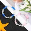 Pulsera de Personaje de Anime Japonés Transfronteriza Linda Sanrio Kuromi Moda con Cuentas Magnética Amistad Joyería de Pareja