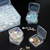 Caja de Almacenamiento Grande para Joyería, Caja de Almacenamiento de Cuentas Multicapa a Prueba de Polvo de PVC, Caja de Almacenamiento Multifuncional para Escritorio