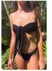 2023 Explosões Transparente Permeável Carne Praia Banho Tomar Sol Sem Marcas de Sol Alça Respirável Biquíni Roupa de Banho Roupa de Banho Mulheres