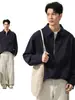 Fengshe /2026 Camisa de Manga Larga de Color Sólido con Cuello de Solapa de Tencel Lyocell Chaqueta Camisa para Hombre Camisa para Hombre sin Planchado