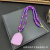 Nueva Estatua de Buda de Vidrio con Cadena de Suéter Incrustada, Colgante de Buda Tathagata Estilo Retro Chino, Collar Completo de Diamantes, Suministro al por Mayor desde el Fabricante