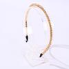Primavera Corea del Sur moda diadema de cristal adulto simple horquilla antideslizante elegante cristal diadema Mori accesorios para el cabello de hada