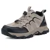Zapatos de Senderismo para Hombre al Aire Libre Modelo Nuevo Transfronterizos para Trabajos en Obra, Antideslizantes, Resistentes al Desgaste, Zapatos de Seguridad Negros para Trabajo y Oficina