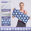 Toalha de praia Amazingrun dupla face em fleece com estampa 3D de tartaruga marinha, toalha refrescante para natação ao ar livre, toalha de banho de secagem rápida