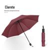 Guarda-chuva de três dobras ensolarado guarda-chuva de publicidade de negócios presente guarda-chuva de borracha preta protetor solar guarda-chuva dobrável padrão de logotipo imprimível guarda-chuva de atacado