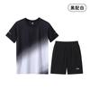 Traje deportivo Camiseta de manga corta de fitness de verano para hombre y mujer Ropa de secado rápido para hombre Ropa de bádminton para correr Suelta Casual