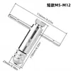 Llave de Carraca Ajustable Transfronteriza para Machos M3-M8, M5-M12 Tipo T Extensible Herramienta de Roscado