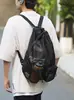 Bolsa Cruzada de Malla con Cordón Popular Transfronteriza para Senderismo y Natación, Mochila de Playa para Hombres y Mujeres, Bolsa para Deportes al Aire Libre y Fitness