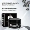 Bálsamo para Barba Sem Marca Amazon Transfronteiriço 100ml Cuidado com a Barba Masculina Bálsamo Hidratante e Suavizante para Barba
