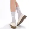 Meias Empilhadas Meias de Meia Panturrilha Meias de Renda Branca de Panturrilha Meias Femininas de Verão Lolita Lolitajk Meias 4030