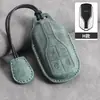 Adequado para Capa de Chave de Veículo Elétrico Green Source, Patinete Elétrico Tailing, Concha Protetora de Controle Remoto de Motocicleta Harley, Pele de Ovelha