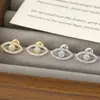 Luochen Estilo Europeo y Americano Transfronterizo Más Vendidos Aretes de Diamante Ojo del Diablo Lujo Accesible Gama Alta Nicho Exquisitos Aretes Aretes