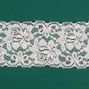 6,20cm Renda Elástica Bordada em Nylon com Bordas Franzidas para Saias, Roupa Íntima e Lingerie