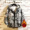 Chamarra Acolchada de Algodón Transfronteriza para Hombre, Camuflaje Estilo Coreano, Chaqueta de Algodón Camuflada Juvenil de Invierno para Estudiante de Secundaria, Abrigo Delgado de Algodón, Ropa de Trabajo